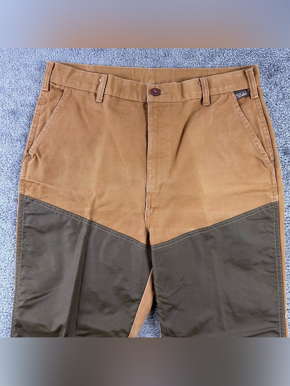 VTG Walls Upland Hunting Pants Jeans BRIAR/BRUSH Duck Canvas Field Trouser 36x31